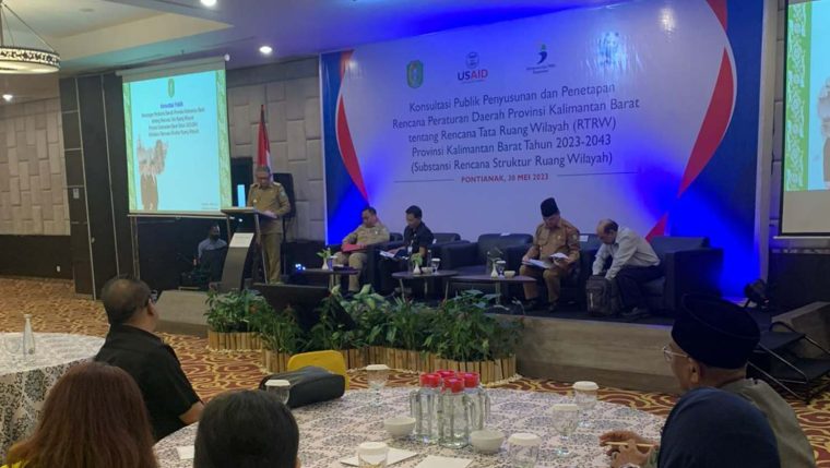 Kumham Kalbar Ikuti Kegiatan Konsultasi Publik Rancangan RTRW 2023-2043 Kantor Wilayah Kementerian Hukum dan HAM Kalimantan Barat