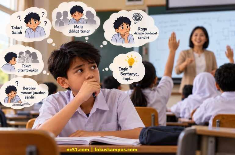 Ketika Anak Takut Bertanya Ada Apa di Balik Diamnya Siswa di Kelas